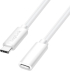 Logilink CU0222, USB кабел - USB2 C-C M-F, 3A, Бял, 3.00 метра снимка 1