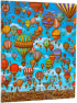 Paperblanks Тефтер Balloon Festival, Ultra, широки редове, мека корица, 88 листа снимка 1