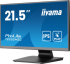 Монитор IIYAMA T2252MSC-B2AG, 21.5\'\', IPS panel, AG, 16:9, FHD 1920x1080, 250cd/m2, 1000:1, 5ms, 7H, 10-pts PCAP touch, HDMI, DP, 2x USB снимка 2