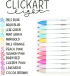  Zebra Маркер Clickart, автоматичен, 12 цвята снимка 4