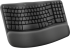 Клавиатура LOGITECH Wave Bluetooth ergonomic keyboard - GRAPHITE - US INT'L - B2B снимка 2