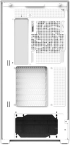 Zalman кутия Case ATX - P40 Prism White снимка 11