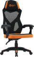 Геймърски стол CANYON gaming chair Wave MCH02 Mesh Черен/Оранжев цвят снимка 2