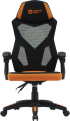 Геймърски стол CANYON gaming chair Wave MCH02 Mesh Черен/Оранжев цвят снимка 1