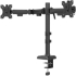 Стойка за монитор Neomounts Nero Double Flat Screen Desk Mount (phone holder+Quick-fix clamp-grommet) снимка 2