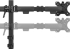 Стойка за монитор Neomounts Nero Double Flat Screen Desk Mount (phone holder+Quick-fix clamp-grommet) снимка 7