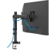 Стойка за монитор Neomounts Nero Triple Flat Screen Desk Mount (phone holder+Quick-fix clamp-grommet) снимка 12
