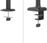Стойка за монитор Neomounts Nero Triple Flat Screen Desk Mount (phone holder+Quick-fix clamp-grommet) снимка 14