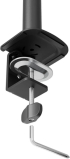 Стойка за монитор Neomounts Nero Triple Flat Screen Desk Mount (phone holder+Quick-fix clamp-grommet) снимка 5