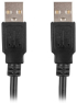 Кабел/адаптер Lanberg USB-A M-M 2.0 cable 1.8m black снимка 2