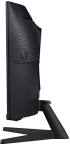 Монитор Samsung Odyssey G55C - 32", 165 Hz, 2560 x 1440 QHD, 16:9, 300 cd/m², 2500:1 , 1 мс., 178° (H) / 178° (V), Черен; LS32CG552EUXEN снимка 4