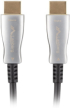 Кабел/адаптер Lanberg HDMI M-M v2.0 cable 50m optical black aoc снимка 2