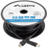 Кабел/адаптер Lanberg HDMI M-M v2.1 cable 100m optical black aoc снимка 3