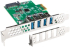 Мрежова LAN карта/адаптер Lanberg pci express x1 card--4x USB-A 3.1 gen1 low profile снимка 1