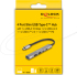 Delock Хъб USB-C, 4 порта, 1 x USB-A 10 Gbps, 2 x USB-A, 1 x USB-C, USB-C PD 95 W снимка 2