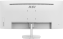 Монитор MSI PRO MP341CQW - 34", 100 Hz, 21:9, 3440 x 1440 UWQHD, 4ms (GTG мин.) / 1ms MPRT, 178°(H) / 178°(V), 2 x HDMI, 1 x DP, Бял снимка 4