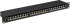 Пач панел Lanberg patch panel 24 port 1U 19" CAT.6a ftp with cable organizer shielded black снимка 2