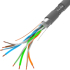 Инсталационен LAN кабел  Lanberg LAN cable CAT.5e sftp 305m solid cu cpr + fluke passed grey снимка 2