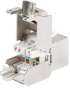 Конектор / букса Lanberg keystone module toolless rj45 CAT.7 ftp 180° снимка 2