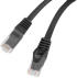 Медна пач корда Lanberg patchcord CAT.6 utp lszh cu 1m black fluke passed снимка 2