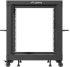 Шкаф за техника - Rack Lanberg open rack 19" 12U 600x600-1100 adjustable black снимка 2