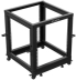 Шкаф за техника - Rack Lanberg open rack 19" 12U 600x600-1100 adjustable black снимка 4