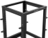 Шкаф за техника - Rack Lanberg open rack 19" 15U 600x600-1100 adjustable black снимка 2