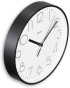 HAMA Стенен часовник Salina, тих 22 cm, черен снимка 2