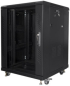 Шкаф за техника - Rack Lanberg rack cabinet 19" free-standing 15U-600x600 (flat pack) black снимка 1