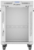 Шкаф за техника - Rack Lanberg rack cabinet 19" free-standing 15U-600x800 (flat pack) with glass door lcd grey v2 снимка 4