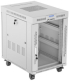 Шкаф за техника - Rack Lanberg rack cabinet 19" free-standing 15U-600x800 (flat pack) with glass door lcd grey v2 снимка 1