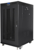 Шкаф за техника - Rack Lanberg rack cabinet 19" free-standing 22U-800x1000 (flat pack) with mesh door lcd black v2 снимка 1