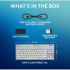 Клавиатура LOGITECH G915 X LIGHTSPEED TKL Wireless Gaming Keyboard - WHITE - US INT'L - 2.4GHZ-BT - EMEA28i-935 - TACTILE снимка 14