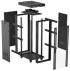 Шкаф за техника - Rack Lanberg rack cabinet 19" free-standing 32U-600X1000 (FLAT PACK) with glass door LCD black снимка 8