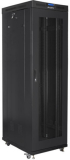 Шкаф за техника - Rack Lanberg rack cabinet 19" free-standing 42U-600x1000 (flat pack) with mesh door lcd black v2 снимка 5