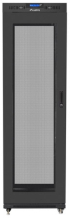 Шкаф за техника - Rack Lanberg rack cabinet 19" free-standing 42U-600x1000 (flat pack) with mesh door lcd black v2 снимка 6