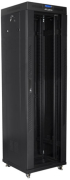 Шкаф за техника - Rack Lanberg rack cabinet 19" free-standing 42U-600x600 (flat pack) with glass door lcd black v2 снимка 3