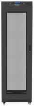 Шкаф за техника - Rack Lanberg rack cabinet 19" free-standing 42U-600x600 (flat pack) with mesh door lcd black v2 снимка 4