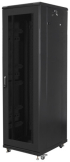 Шкаф за техника - Rack Lanberg rack cabinet 19" free-standing 42U-600x800 (flat pack) with mesh door black снимка 1