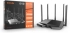Безжичен рутер TENDA TX27 Pro - Wi-Fi 6E, Tri-Band (2.4/5/6 GHz), оборудван с четириядрен процесор Broadcom 1.7 GHz, Черен снимка 4