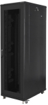Шкаф за техника - Rack Lanberg rack cabinet 19" free-standing 42U-800x1000 (flat pack) with mesh door black снимка 1