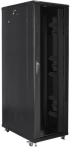 Шкаф за техника - Rack Lanberg rack cabinet 19" free-standing 42U-800x1200 (flat pack) with mesh door lcd black v2 снимка 4