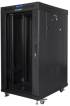 Шкаф за техника - Rack Lanberg rack cabinet 19" free-standing 22U-800x800 (flat pack) with glass door lcd black v2 снимка 1
