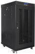 Шкаф за техника - Rack Lanberg rack cabinet 19" free-standing 22U-800x800 (flat pack) with glass door lcd black v2 снимка 2