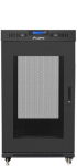 Шкаф за техника - Rack Lanberg rack cabinet 19" free-standing 22U-800x800 (flat pack) with glass door lcd black v2 снимка 4