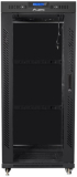 Шкаф за техника - Rack Lanberg rack cabinet 19" free-standing 27U-800x1000 (flat pack) with glass door lcd black v2 снимка 3