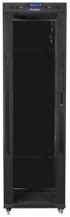Шкаф за техника - Rack Lanberg rack cabinet 19" free-standing 42U-600x1000 (flat pack) with glass door lcd black v2 снимка 3