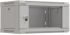 Шкаф за техника - Rack Lanberg rack cabinet 19" wall-mount 4U-540x350 (flat pack) with glass door grey снимка 1