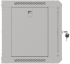 Шкаф за техника - Rack Lanberg rack cabinet 19" wall-mount 6U-540x350 (flat pack) with glass door grey снимка 4