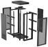 Шкаф за техника - Rack Lanberg rack cabinet 19" free-standing 32U-600X600 (FLAT PACK) with mesh door LCD black снимка 2